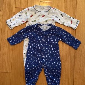 Kissy kissy onesies - selling TWO! (0-3 months)